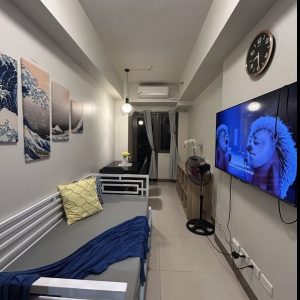 1-Bedroom Condo with Queen Size Bed Near Mall of Asia – S Residences Tower 1, 11th Floor